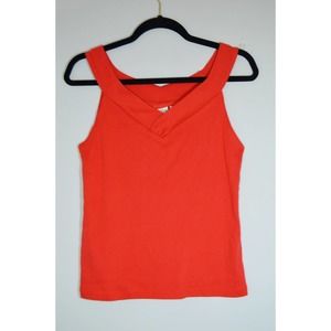 Y2K 90s red classic tank top Cato size medium